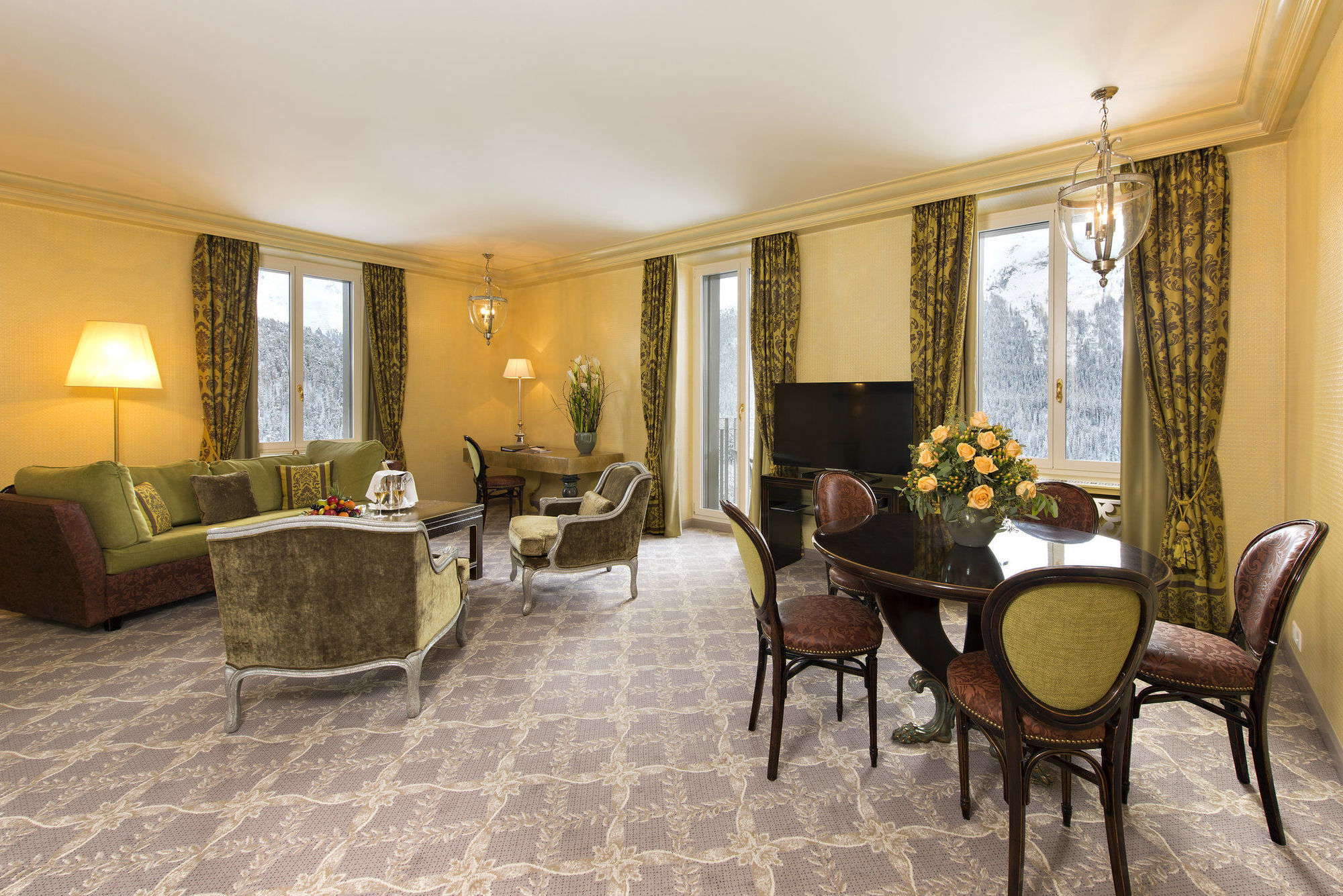 Carlton Hotel St Moritz - The Leading Hotels Of The World 外观 照片